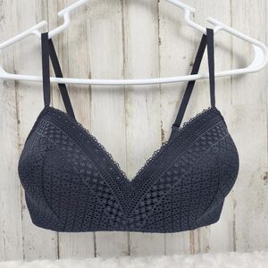 Maidenform Self Expressions Wireless Black Bra Size 36C